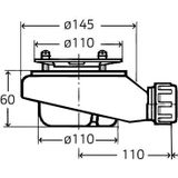 Beterbad Xenz Easy-Tray Douchebakafvoer 11cm Wit