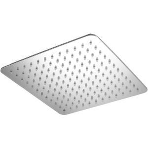 Xenz Pure Regendouche inbouw vierkant met afgeronde hoeken 23x23x2 cm chroom