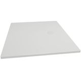 Xenz Flat Plus rechthoekige douchevloer acryl 120x100cm wit glans