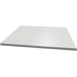 Xenz Flat Plus rechthoekige douchevloer acryl 100x90cm wit glans