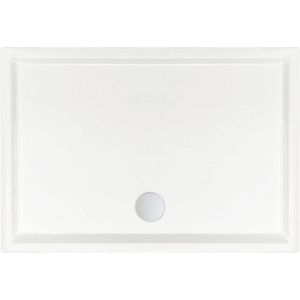 Xenz Mariana Plus rechthoekige douchebak acryl 90x70cm wit glans