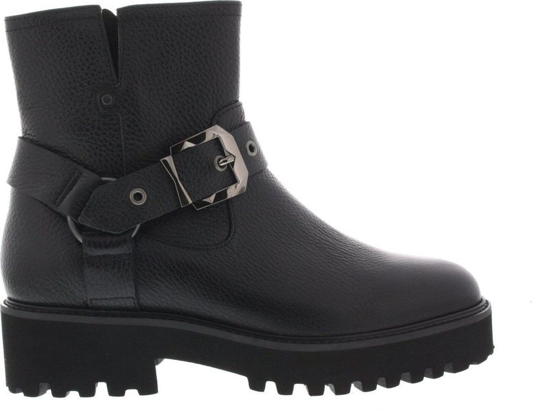 Piedi Nudi - Nizza - Enkellaars - Zwart - Leer