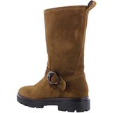 Piedi Nudi - Zola 01.04 Enkellaarzen - Kleur Pure Terra - Materiaal Leer