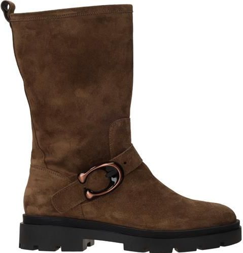 Piedi Nudi - Zola 01.04 Enkellaarzen - Kleur Pure Terra - Materiaal Leer