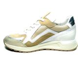 Piedi Nudi - Selva 13.08 - Sneakers - Beige/Multicolor - Leer/Suède/Mesh