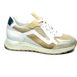 Piedi Nudi - Selva 13.08 - Sneakers - Beige/Multicolor - Leer/Suède/Mesh