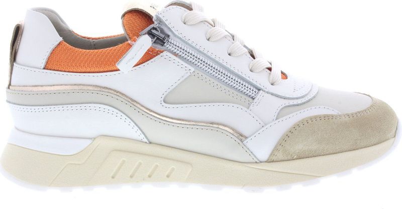 PiediNudi - Lore - Sneakers - Beige - Leer - Ritssluiting
