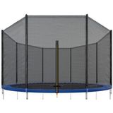 Trampoline net - 305 cm - buitenzijde - geschikt voor 6 palen