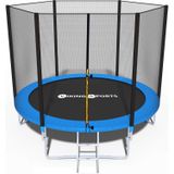 Trampoline 312 cm met veiligheidsnet en ladder - tot 100 kg