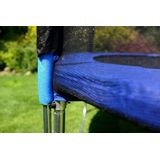 Trampoline - blauw - 312 cm - met net en ladder - tot 100 KG
