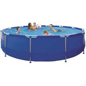 Opzetzwembad met filterpomp - Rond zwembad - 450x90 cm - veel accessoires
