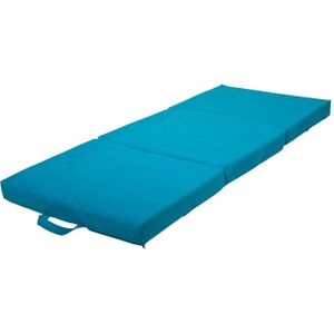 Viking Choice Opvouwbaar matras logeermatras 200x80x10 cm blauw Opvouwbaar matras.