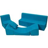 Schuim meubelset peuter compleet blauw