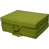 Viking Choice Opvouwbaar matras logeermatras 200x80x10 cm groen Inclusief opbergtas