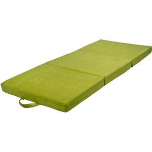 Viking Choice Opvouwbaar matras logeermatras 200x80x10 cm groen Inclusief opbergtas