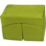 Kinder relaxstoel meubel schuim groen