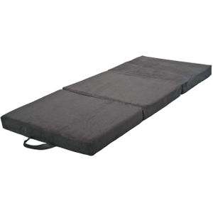 Viking Choice Opvouwbaar matras logeermatras 200x80x10 cm grijs Opvouwbaar matras.