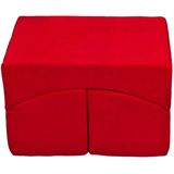 Kinder relaxstoel meubel schuim rood