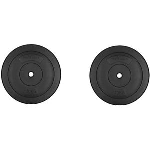 Viking Sports halterschijf gewichten set 20 kg - 26 mm diameter - 2x 10 kg