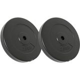 Viking Choice halterschijf gewichten set 20 kg - 26 mm diameter - 8x 2,5 kg