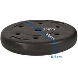 Halterschijf 20 kg - geschikt voor stang 26mm