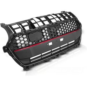 Grill Suzuki Swift VI - vanaf 2017 - zwart rood - sport style