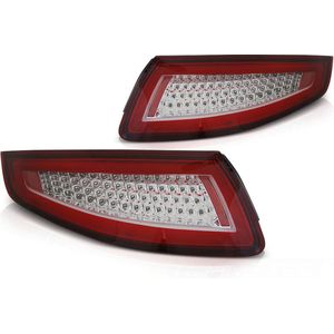 Achterlichten geschikt voor Porsche 911 997 04-09 - rood wit