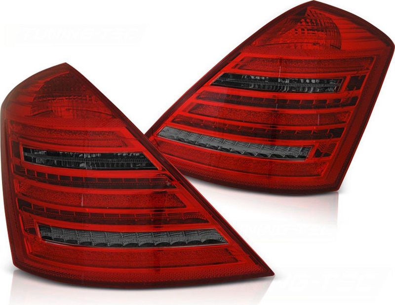 Achterlichten MERCEDES W221 S-KLASSE 05-09 - ROOD SMOKE W222 OPTIEK