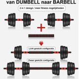 Halterset / Dumbbellset 30 kg verstelbaar