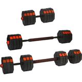 Halterset / Dumbbellset 30 kg verstelbaar