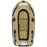 Fishman 300 opblaasboot - 252x125x40 cm - met pomp & roeispanen