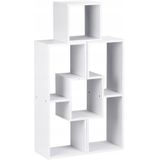 Modulaire kast - Vakkenkast - wit - 63x25x80 cm - Boekenkast