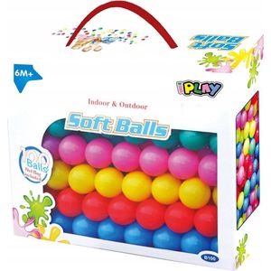 Ballenbak ballen - 100 stuks - 6 cm - multi colour