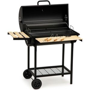 Barbecue met deksel en warmhoud rek - inc thermostaat - 104x68x94 cm