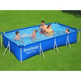 Bestway Steel Pro - zwembad - 400x211x81 cm - opzetzwembad - met filterpomp