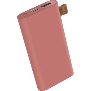 Fresh 'n Rebel Powerbank 6000 mAh Usb c 2 poorten Safari Red Rood