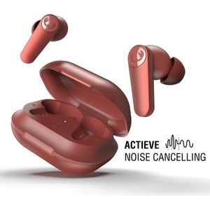 Fresh 'n Rebel Twins ANC True Wireless Oordopjes met Active Noise Cancelling - Safari Rood