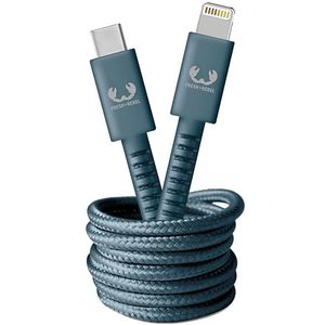 Fresh 'n Rebel USB-C to Lightning Dive Blue - Kabel - Voor Apple-apparaten met Lightning-aansluiting