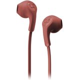 Fresh 'n Rebel Flow In-Ear Headphones met Afstandsbediening en Microfoon - Safari Rood