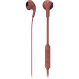 Fresh 'n Rebel Flow In-Ear Headphones met Afstandsbediening en Microfoon - Safari Rood