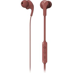 Fresh 'n Rebel In-ear Headphones met Afstandsbediening en Microfoon - Safari Red