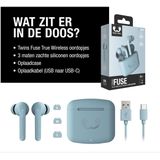 Fresh 'n Rebel Twins Fuse - True Wireless - 6 uur speelduur (30 uur in totaal) - Dusky Blue