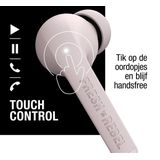 Fresh 'n Rebel - Twins Fuse - Draadloze Oordopjes - Smokey Pink - Bluetooth