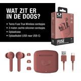 Fresh 'n Rebel Twins Fuse - True Wireless - 6 uur speelduur (30 uur in totaal) - Safari Red