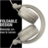 Fresh ‘n Rebel Code Core – Draadloze on-ear koptelefoon - Beige - Silky Sand