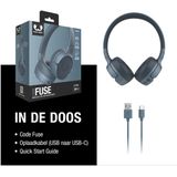 Fresh 'n Rebel - Code Fuse - Draadloze Koptelefoon - Dive Blue - Bluetooth
