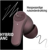 Fresh 'n Rebel - Twins Rise - Draadloze In-ear Bluetooth-hoofdtelefoon - Deep Mauve - Spatwaterdicht - 30 Uur Speeltijd