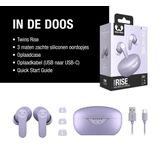 Fresh 'n Rebel - Twins Rise - Draadloze Oordopjes - Dreamy Lilac - Bluetooth - Active Noise Cancelling