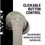 Fresh 'n Rebel Twins Rise - Draadloze Oordopjes - Noise Cancelling - Draadloos opladen - Silky Sand