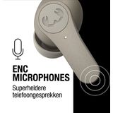 Fresh 'n Rebel Twins Rise - Draadloze Oordopjes - Noise Cancelling - Draadloos opladen - Silky Sand